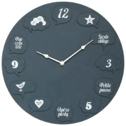 HORLOGE BULLE MAEVA D.35CM