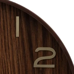 HORLOGE IVANA BOIS MARRON D.55CM