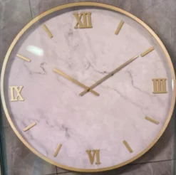 HORLOGE MARBRE NATHALIE D.29CM