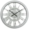 HORLOGE MECANIQUE CHROME RICKY D.40CM