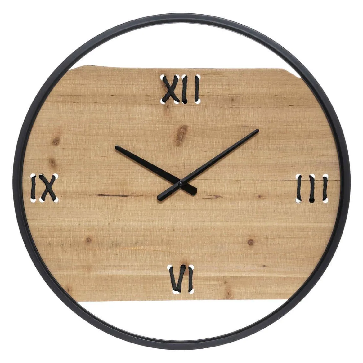 HORLOGE METAL BOIS WILD D.58CM