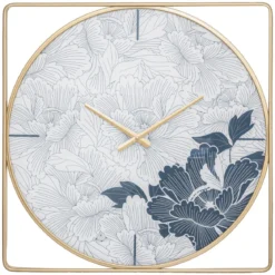 HORLOGE METAL CARRE CHRISTIE D.58CM