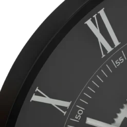 HORLOGE METAL KERIAN NOIR D.57CM