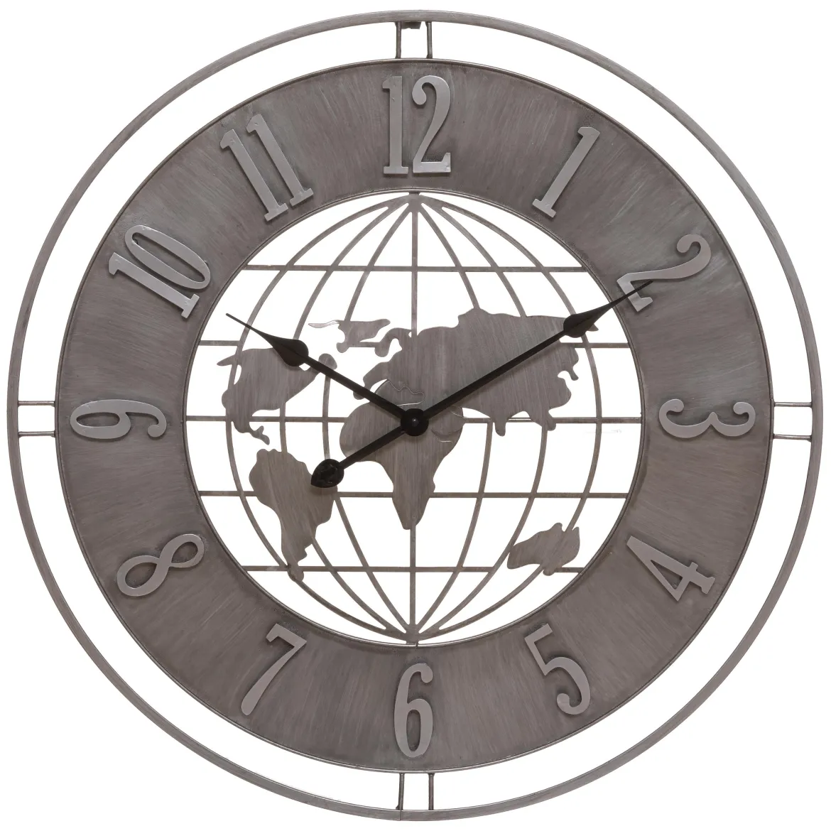 HORLOGE METAL MONDE ISAC D.68CM