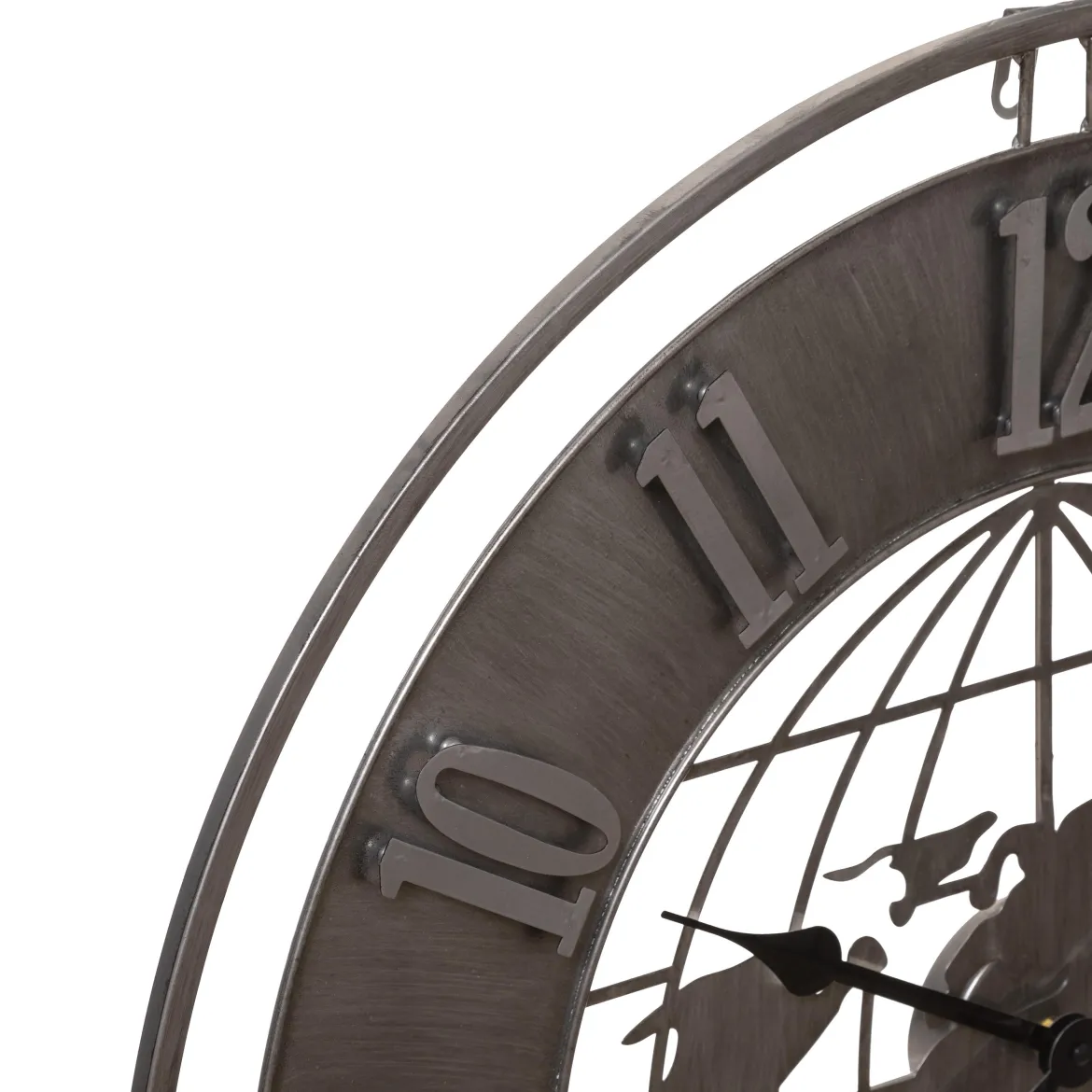 HORLOGE METAL MONDE ISAC D.68CM