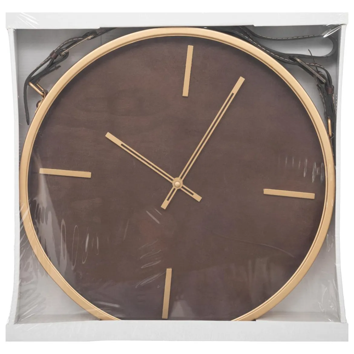 HORLOGE METAL SANGLE CYRA D.39CM