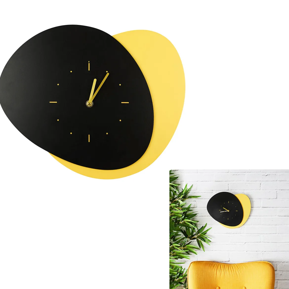 HORLOGE RETRO POP NOIR