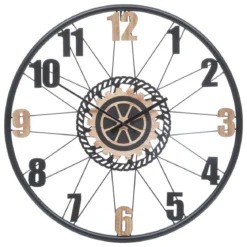 HORLOGE ROUE MOHAN D.65CM