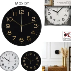 HORLOGE SILENCIEUSE STUDIO D.25CM