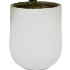HORTENSIA POT CERAMIQUE MIKA BLANC H.100CM