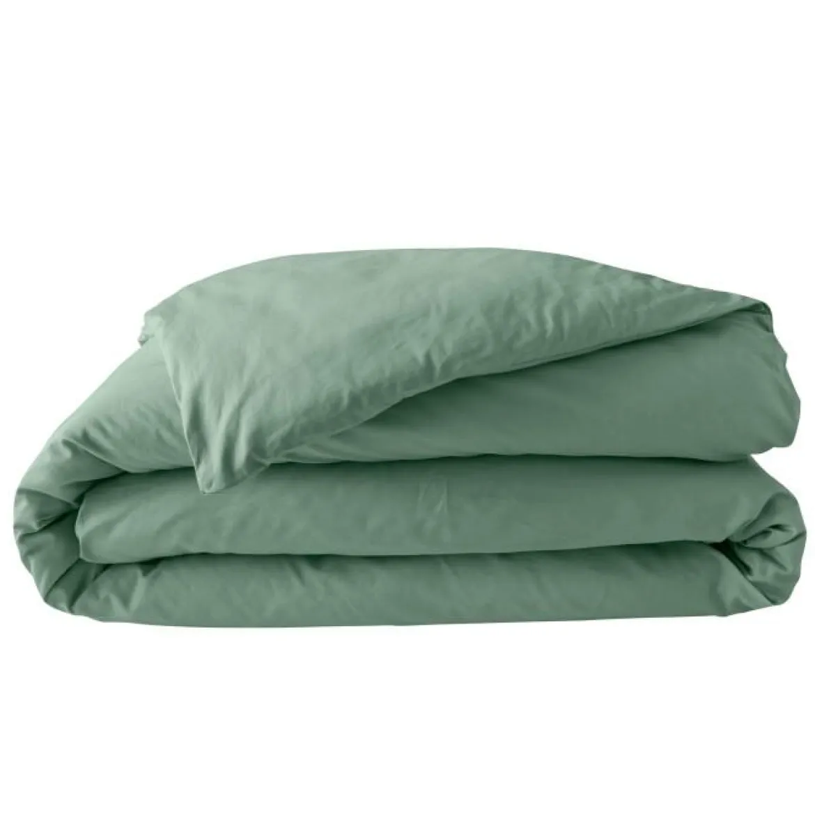 HOUSSE COUETTE 240X220CM PERCALE UNI 78 FILS TILLEUL