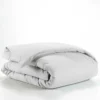 HOUSSE COUETTE 140X200CM UNI 57 FILS LINA BLANC