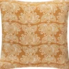 HOUSSE COUSSIN CHENILLE FLEUR OCRE 40X40CM