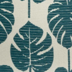HOUSSE COUSSIN CHENILLE FEUILLE VERT 40X40CM