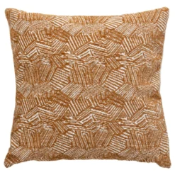 HOUSSE COUSSIN CHENILLE JENI CARAMEL 40X40CM