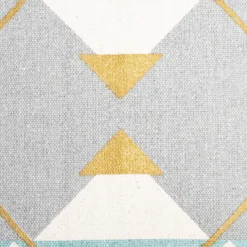 HOUSSE COUSSIN GEOMETRIQUE OR 40X40CM