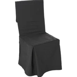 HOUSSE DE CHAISE GRIS FONCE