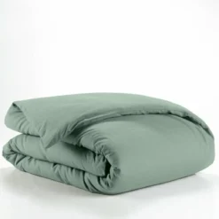 HOUSSE DE COUETTE 140X200CM UNI 57 FILS LINA SAUGE