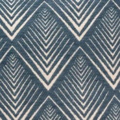 HOUSSE DE COUSSIN CHENILLE GEO BLEU 40X40CM
