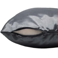 HOUSSE DE COUSSIN ENCART 40X40CM SHANA ANTHRACITE