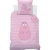 HOUSSE COUETTE ET TAIE BARBAPAPA 140X200CM ET 63X63CM