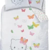 HOUSSE COUETTE ET TAIE HELLO KITTY 140X200CM ET 63X63CM