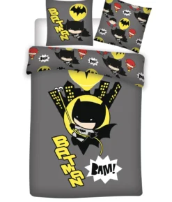 HOUSSE COUETTE 140X200CM ET 63X63CM BATMAN