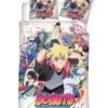 HOUSSE COUETTE 140X200CM ET 63X63CM BORUTO