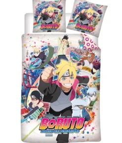 HOUSSE COUETTE 140X200CM ET 63X63CM BORUTO