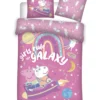 HOUSSE COUETTE 140X200CM ET 63X63CM PEPPA PIG