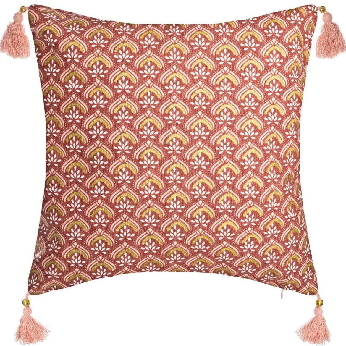 HOUSSE COUSSIN HINDOU OR 40X40CM