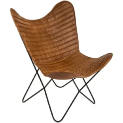 HOUSSE DARIO CUIR MARRON