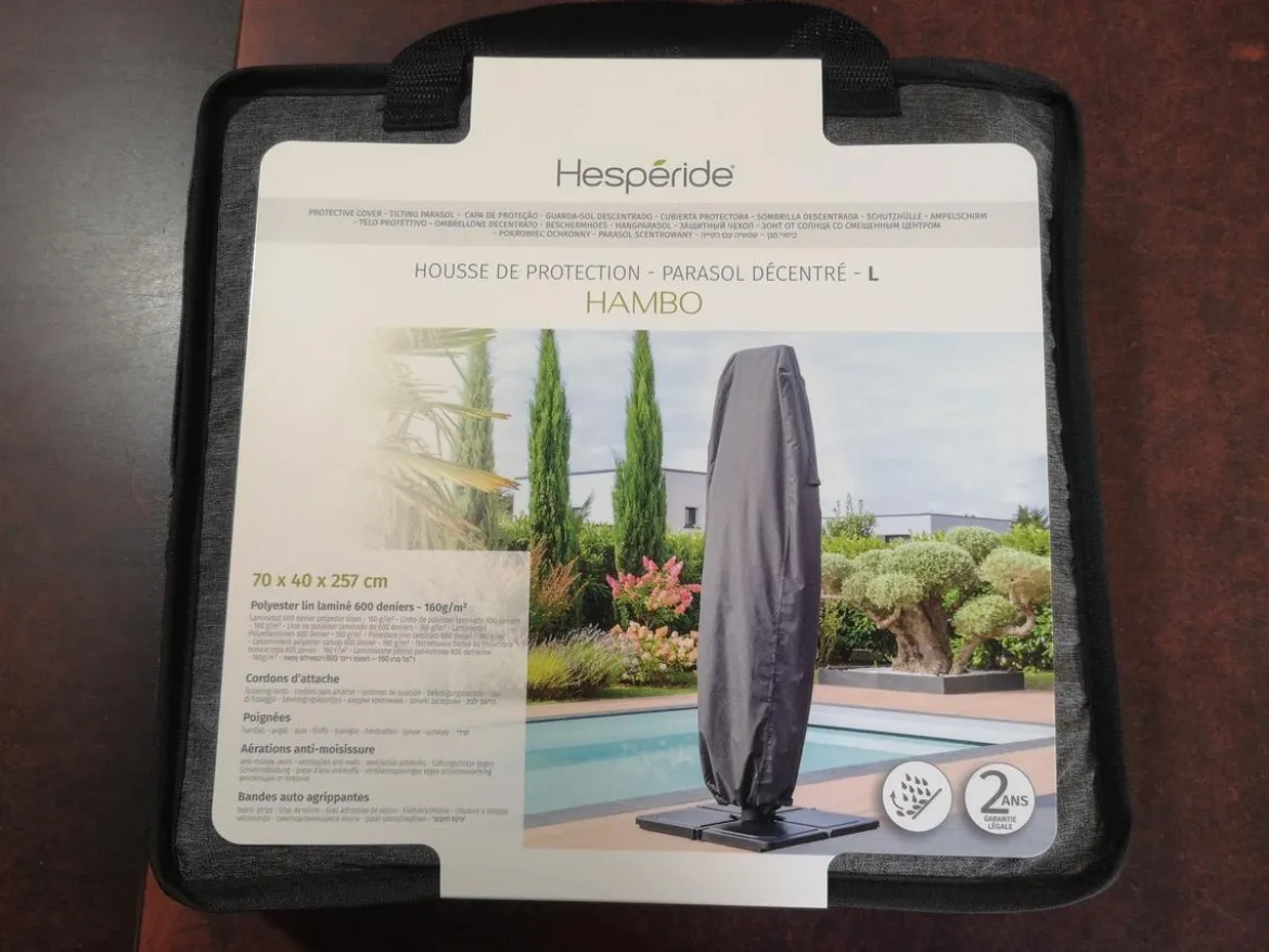 HOUSSE HAMBO PARASOL DECENTRE TAILLE L
