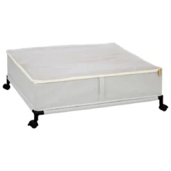 HOUSSE RANGEMENT DESSOUS LIT ROUES DRESSY PLUS