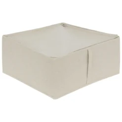 HOUSSE RANGEMENT RIGIDE BEIGE DRESSY PLUS 44.5X45.5CM