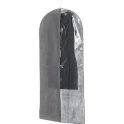 HOUSSE VETEMENTS GRIS CLAIR H.135CM