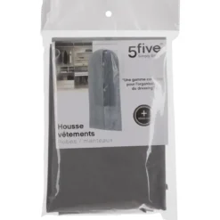 HOUSSE VETEMENTS GRIS CLAIR H.135CM
