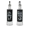 HUILE VINAIGRE VERRE ACIER 6.7X24.8CM