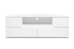 IMAGE MEUBLE TV BLANC 160X55X40CM