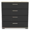 IZZY COMMODE 4 TIROIRS CHENE NOIR