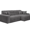 JACOB CANAPE ANGLE DROIT ARGENT PERFECT HARMONY 85