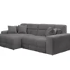 JACOB CANAPE ANGLE GAUCHE ARGENT PERFECT HARMONY 85