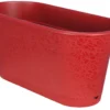 JARDINIERE TEREA 50 ET PLATEAU CLIPS ROUGE 10 L