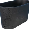 JARDINIERE TEREA 60 ET PLATEAU CLIPS NOIR 12.5 L