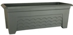JARDINIERE TERRISSIMA 79X34CM GRIS 50L