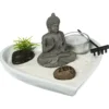 JARDIN ZEN COEUR 17X16.5CM X3