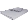 JETE DE LIT EN COTON GRIS CLAIR 230X250CM
