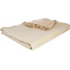 JETE DE LIT EN COTON LIN 230X250CM