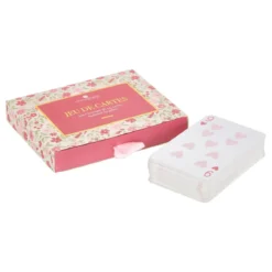 JEU CARTES FLEUR DE ROSE D.12.6X9.5CM