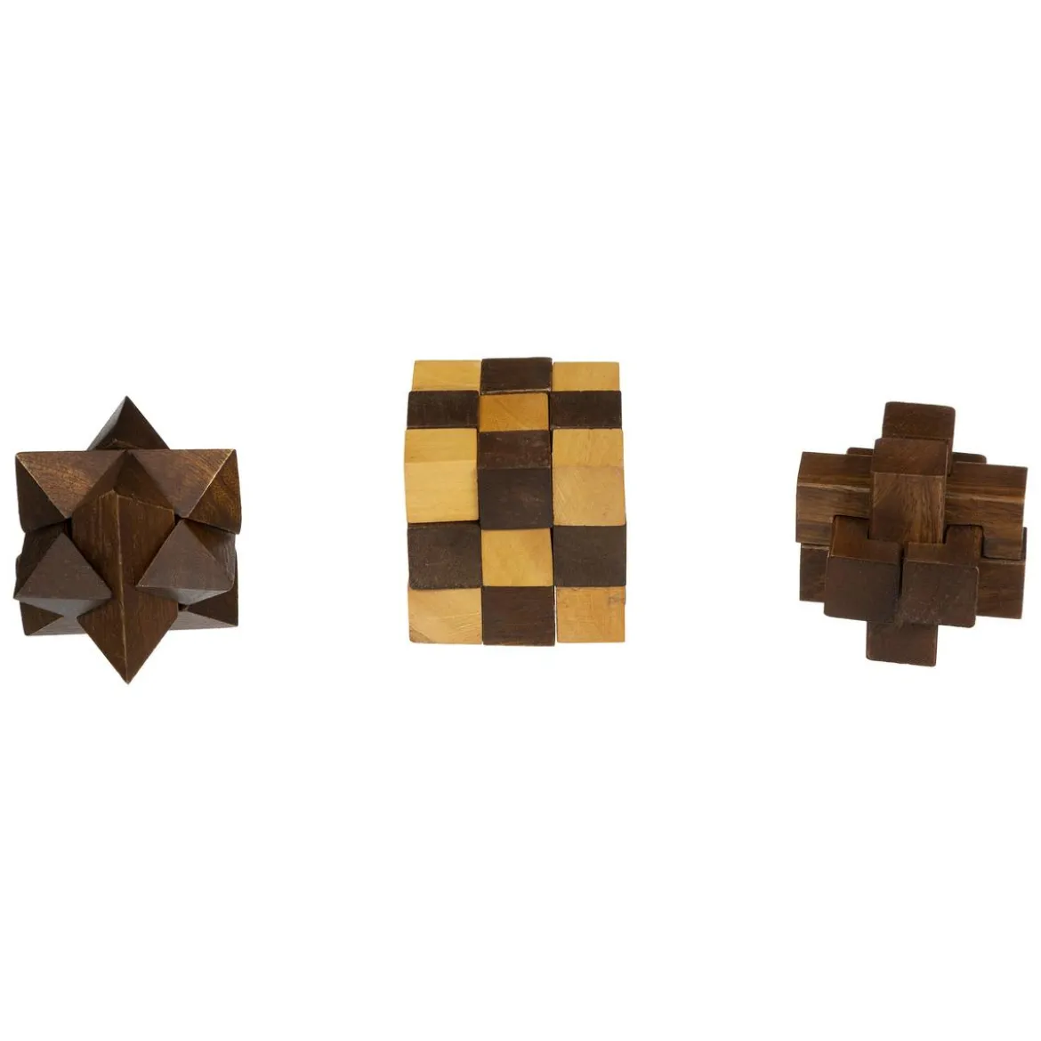 JEU CASSE TETE BOIS D.17.5X6X7CM